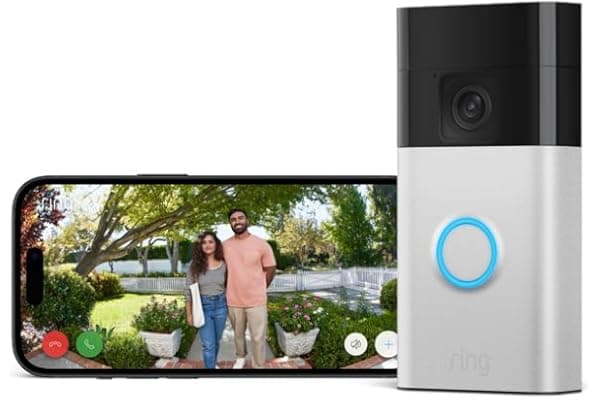 Ring videocitofono a batteria (Battery Video Doorbell) (2024) | Visuale a figura intera | Installazione semplice fai-da-te (5 min.) | con batteria integrata I Ring Home: 30 gg. prova gratuita