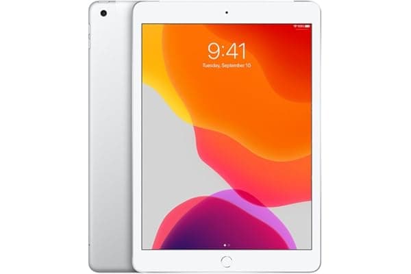 2019 Apple iPad (10,2-pollici, Wi-Fi + Cellulare, 32GB) Argento (Ricondizionato)