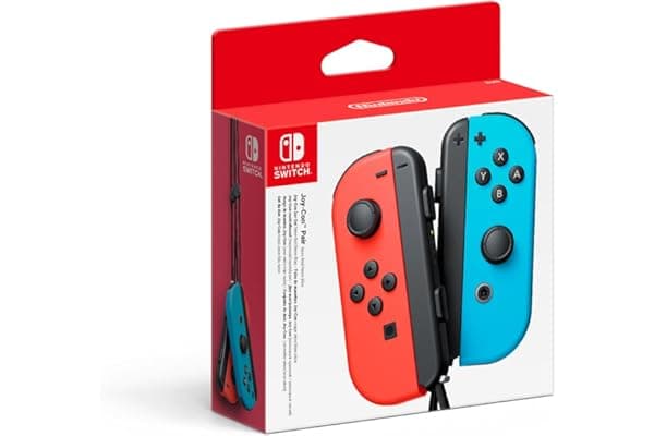 Nintendo Switch Controller Set da 2 Joystick, Rosso e Blu