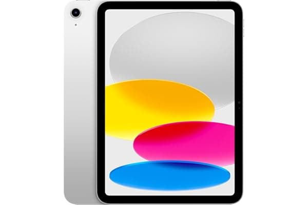 Apple iPad con chip A16: display Liquid Retina da 11'', 128 GB, Wi Fi 6, fotocamera frontale e posteriore da 12MP, Touch ID, autonomia di un giorno intero di batteria — Argento
