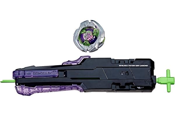 Hasbro Beyblade X, Set con Lanciatore Victory con Rotazione a Destra e Impugnatura