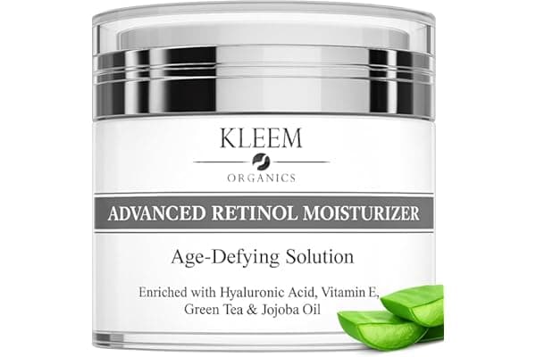 Crema Viso Antirughe Acido ialuronico con Retinolo e Collagene - Eletta Miglior Crema Antirughe Donna e Uomo per Rughe, Macchie Scure e Linee Sottili - 50ml