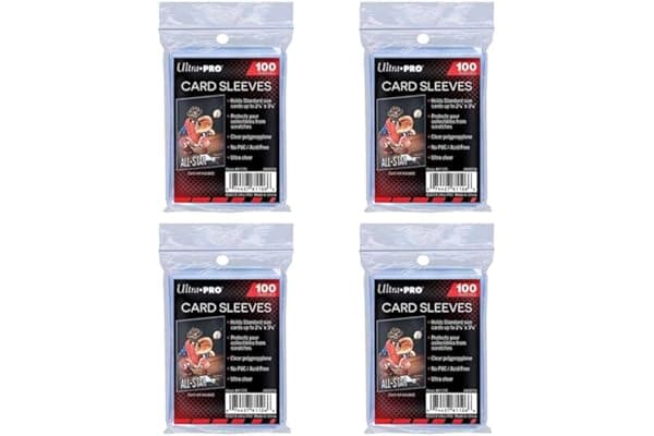 Ultra Pro Penny - Custodie per carte di credito standard, regolari, morbide, 400 pezzi, per carte da collezione come Pokemon Magic Sport, misura standard, trasparenti