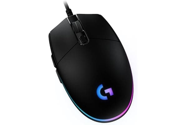 Logitech G G203 LIGHTSYNC Mouse Gaming con Illuminazione RGB, Personalizzabile, 6 Pulsanti Programmabili, Sensore per Gaming, Tracciamento a 8.000 DPI, Peso Ridotto - Nero