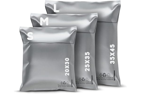 RAGO® Buste per Spedizioni Vinted I Set da 30 pezzi - S-10 pezzi I M-10 pezzi I L-10 pezzi I Sacchetti Spedizione I Buste Plastica I Pacchi per Spedizioni vinted I Imballaggio per Spedizioni