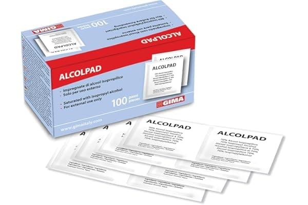 GIMA - Alcohol Pad Alcomed confezione da 100 pezzi, 36598