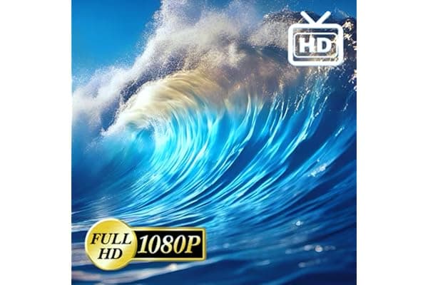 Onde dell'oceano tropicale che si infrangono Screensaver