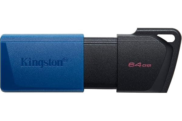Kingston DataTraveler Exodia M PenDrive USB 3.2 Gen 1 DTXM/64GB - con cappuccio removibile (Nero + Blu)